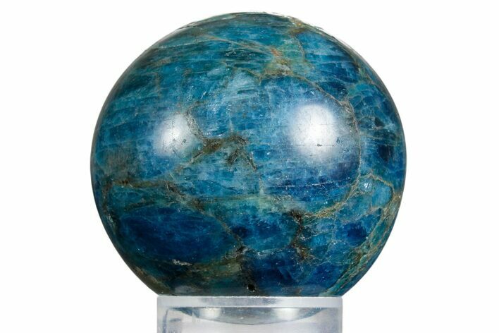 Bright Blue Apatite Sphere - Madagascar #334028